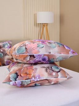 Комплект наволочек бязь люкс - Фиалки 50х70