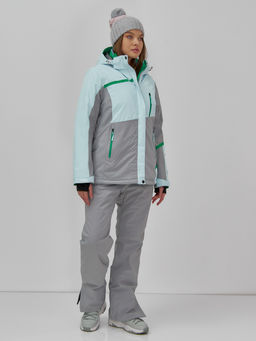 Горнолыжный костюм женский зимний голубого цвета 0709_1Gl - Chunmai фото 9