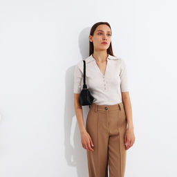 Сумка-багет на молнии, цвет чёрный - Simaland фото 8