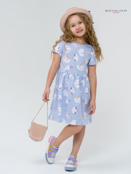 Платье Лето чайки на голубом ВБ - Sovalina фото 3