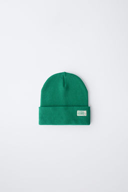 GORRO PUNTO CANAL? ETIQUETA / Verde