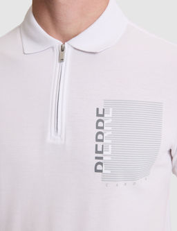Beyaz Slim Fit Polo Yaka Ti__rt