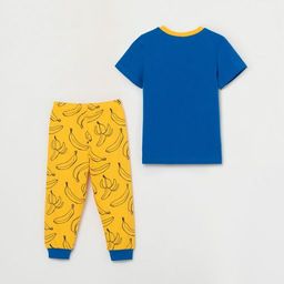 CRB wear/CSBB 50018-42 Комплект для мальчика (футболка, брюки), синий/Ex.Cherubino  фото 4