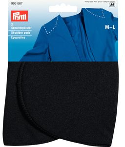 PRYM 993867 Полумесяц плечевые накладки разм. M-L черные