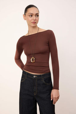 Siyah Yumusak Dokulu Kay?k Yaka Triko Kazak TWOAW26KZ00293 - Trendyolmilla фото 22