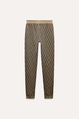 SKI COLLECTION THERMOLITE® THERMAL JACQUARD LEGGINGS - Zara фото 10