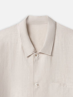 Рубашка мужская льняная бежевая - Mark formelle фото 6