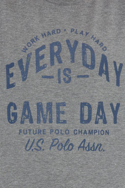 Kad_n Gri Melanj Sweatshirt - U.s. polo assn фото 6