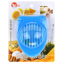 Яйцерезка струнная, пластмассовый корпус Классическая 8х12х4см, цвета микс, в блистере (Китай) - Домашняя мода фото 3