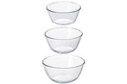Набор 3 салатников 1,6 л, 2,1 л, 2,7 л Crystal glass стекло - Elan gallery фото 4