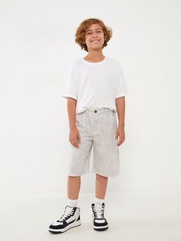 Bisiklet Yaka Basic K?sa Kollu Erkek ?ocuk Ti??rt - Waikiki фото 3