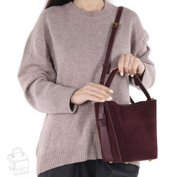 Сумка женская кожаная 6456BDAA wine red Baidou/30    в Новосибирске