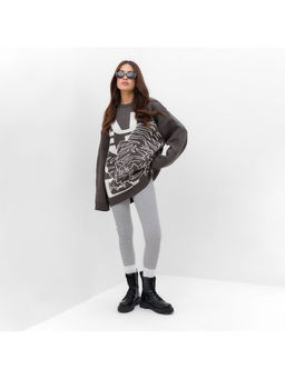 Джемпер женский MIST Tiger, серый, onesize (44-48)
