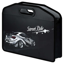 Папка для школьных тетрадей пластиковая Феникс+, арт. 72352/ 12 БЕЛАЯ МАШИНА (полипропилен, формат А