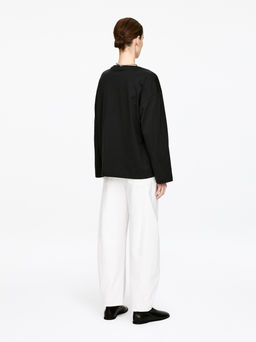 Camiseta de manga larga relaxed fit - H&m фото 7