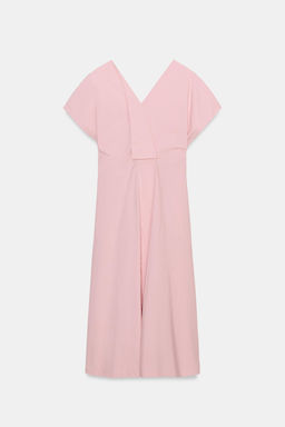 ZW COLLECTION POPLIN DRESS WITH PLEATS - Zara фото 9