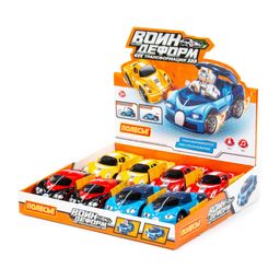 Воин ДЕФОРМ, автомобиль инерционный (со светом и звуком) (дисплей)