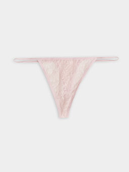 Цена за 2 штуки! Трусы женские стринги в розовом цвете лотос 412585 - Mark formelle фото 7