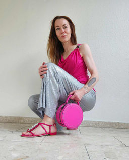 Босоножки, розовые