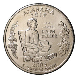 25 центов 2003 года P Штаты и территории - Алабама