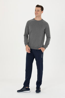 U. S. Polo Assn / Мужской базовый свитшот антрацитовый меланж - U.s. polo assn фото 20