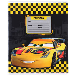 Цена за 10 шт. Тетрадь 12 листов, 5 видов МИКС, линейка, Тачки - Disney фото 8