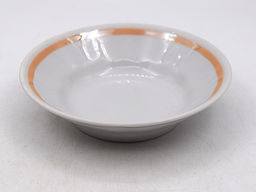 Ф_Блюдце для варенья 110 мм ф89 Лента люстром или краской арт. ДБ_6С0266/1 /ДОБРУШСКИЙ