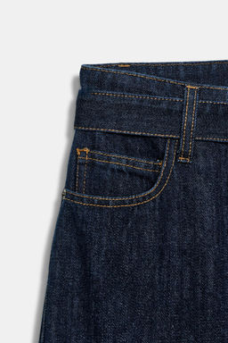 ZW COLLECTION WIDE-LEG HIGH-WAIST BELTED JEANS - Zara фото 26