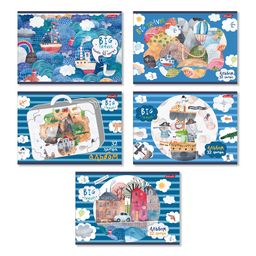 Светоч 32АЛСК4_2_3_9 Альбом для рисования, мат. ламинация, 100 г/м2 A4 29 х 20.5 см 32 л. 5 шт. на скобе 000215 Пиратский остров