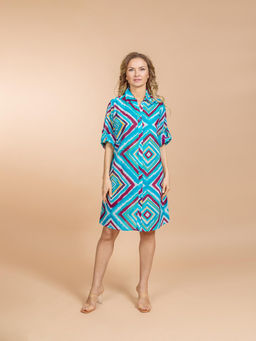 Рубашка-туника (хлопок) №25-083-7 (Лето-2025) - Ганг фото 2