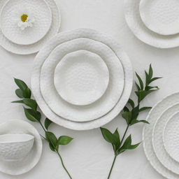 Тарелка обеденная Воздушность, 1.1 л, d=28 см, керамика, белая - Simaland фото 5