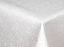 23С151-ШР/уп/ст 153*153 + 6 салф. 48*50 Комплект столовый "Катюша-2" цв. 0 рис. 91 Белый