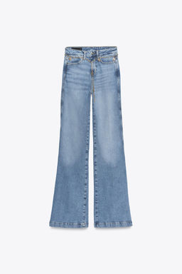 Z1975 HIGH-WAIST BOOTCUT JEANS WITH CHAIN BELT - Zara фото 7