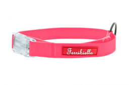 ВИА Тонкий силиконовый ошейник, розовый 1,5X20-30 см (COLLARE FUN FLAT 1,5X20-30CM ROSA) HI725-RA HI725-RA