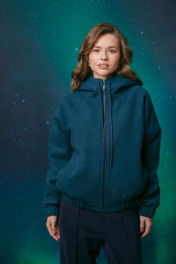 Бомбер женский на молнии Deep Azure - Captain's mate фото 2