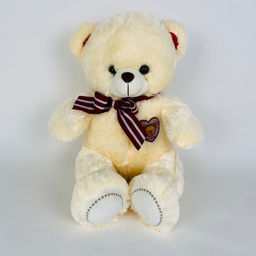 Мягкая игрушка Мишка с полосатым бантом 40 см (арт. 4858/40) - Storyland фото 8