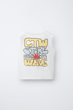 CAMISETA ESTAMPADO / Blanco - Zara фото 2