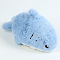 Мягкая игрушка «Кот», в костюме акулы, 25 см, цвет голубой