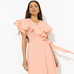 Платье на запах, Счастье влюбленности (розовый поцелуй) - Charutti фото 3