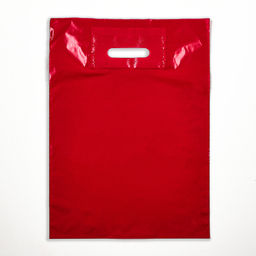 Цена за 50 шт. Пакет полиэтиленовый с вырубной усиленной ручкой, Фуксия 30×40 см, 50 мкм