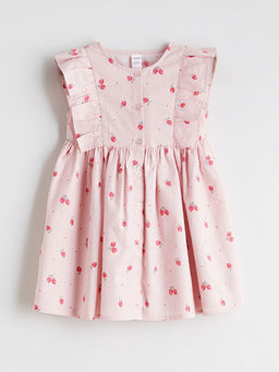 ?i?ekli K?z ?ocuk Elbise