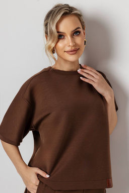 Блузка женская 4482Т/03/Коричневый