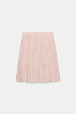 FALDA MIDI GODETS / Rosa empolvado - Zara фото 6