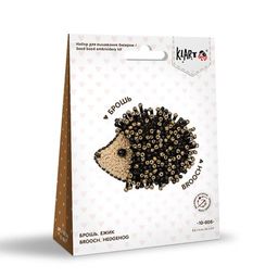 Klart набор для вышивания 10-008 Брошь. Ежик 5.5 х 4 см