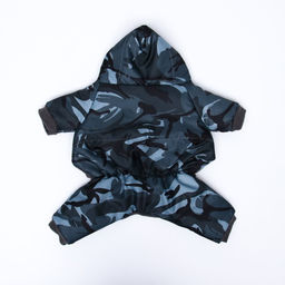 Комбинезон зимний для животных Камуфляж, 3XL (ДС 36-38, ОГ 48-52 см, ОШ 36-37 см), микс - Simaland фото 7