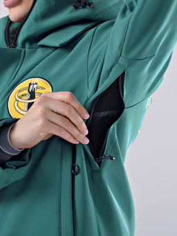 Женский зимний сноубордический комбинезон Alpha Endless 222/220730 GRN Изумрудный  фото 21