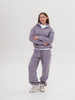 С НАЧЁСОМ костюм-трансформер с утяжками футер 3х нитка - Knitka wear фото 9