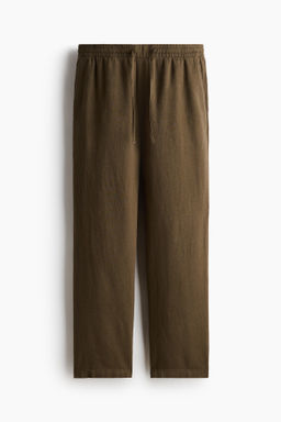 Pantal?n en mezcla de lino Relaxed Fit - H&m фото 6