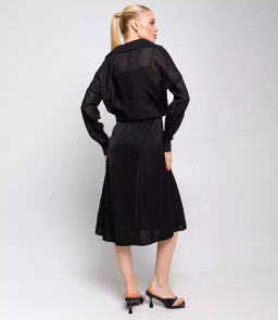 Комплект Платье+рубашка #ОБШ1443-4, чёрный