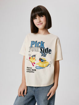 ACOOLA / Футболка детская для девочек Kampala крем